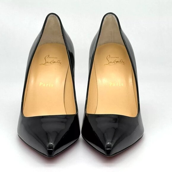 Christian Louboutin PIGALLE FOLLIES 85 Patent Leather Heels Pumps Shoes - Picture 3 of 13